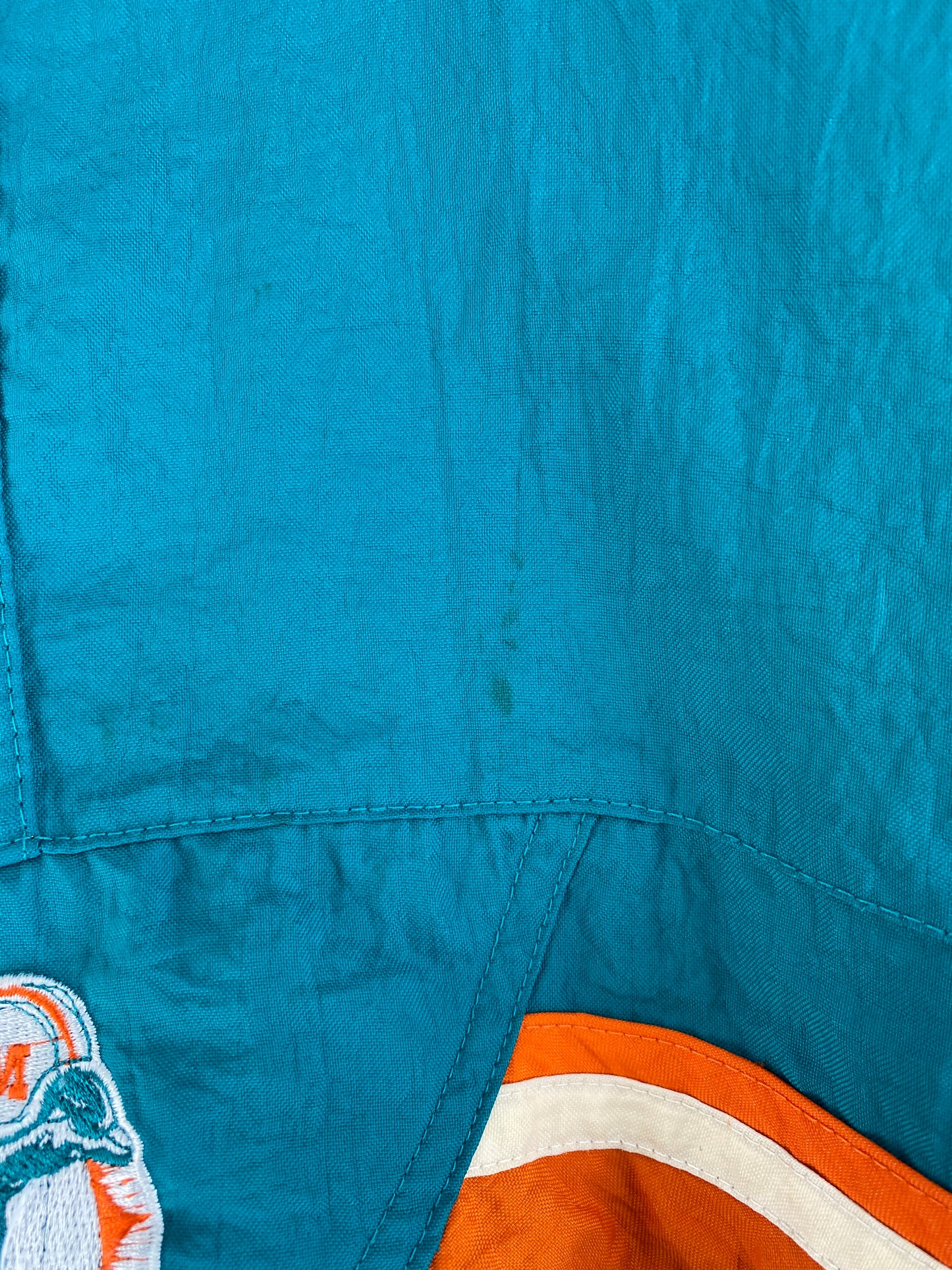 90’s STARTER x MIAMI DOLPHINS Size XL NFL Padded Nylon Jacket / F6659N