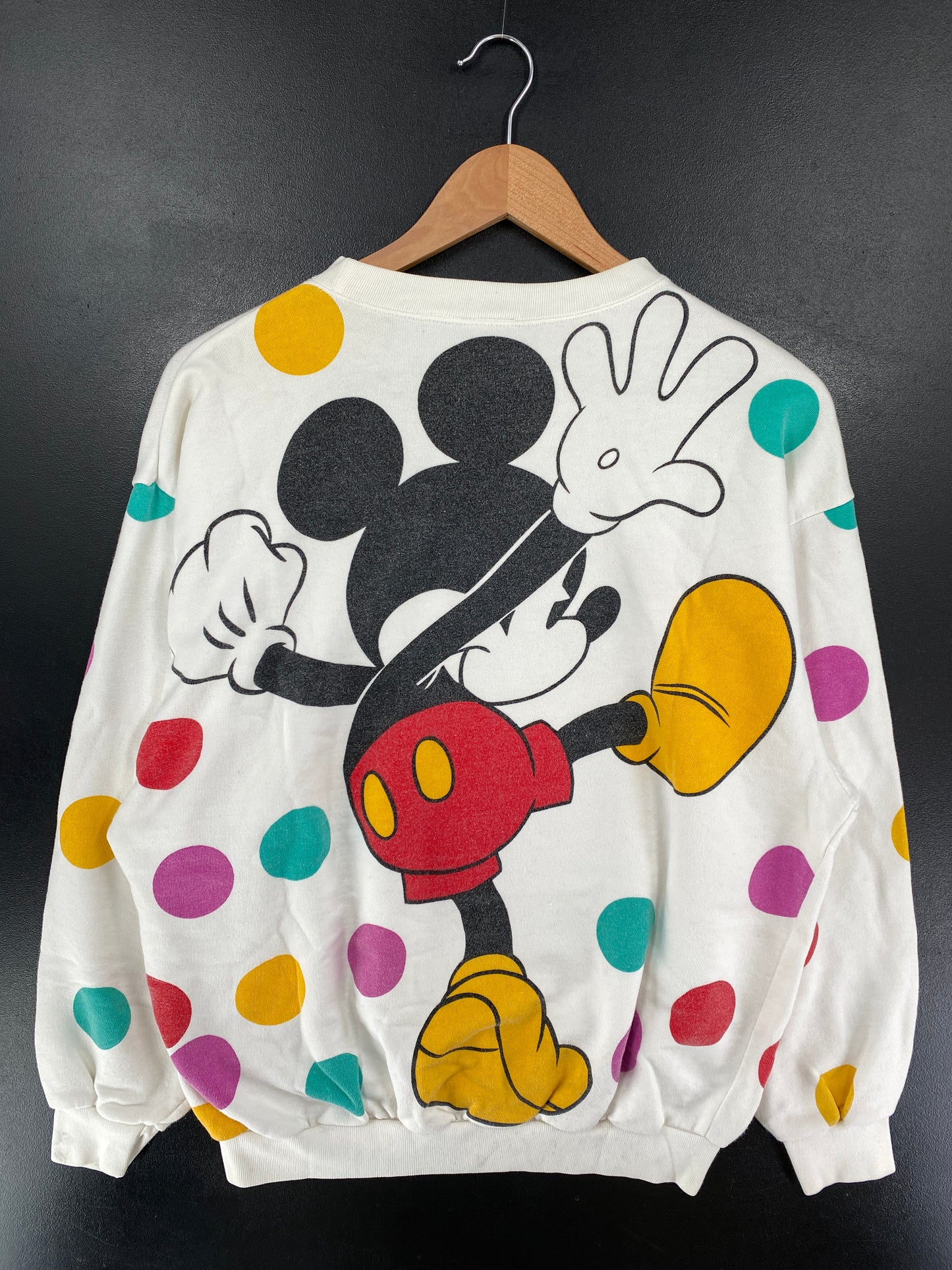 90's DISNEY MICKEY Size No tag(Approx.M) Vintage Sweat-shirt / G5391S