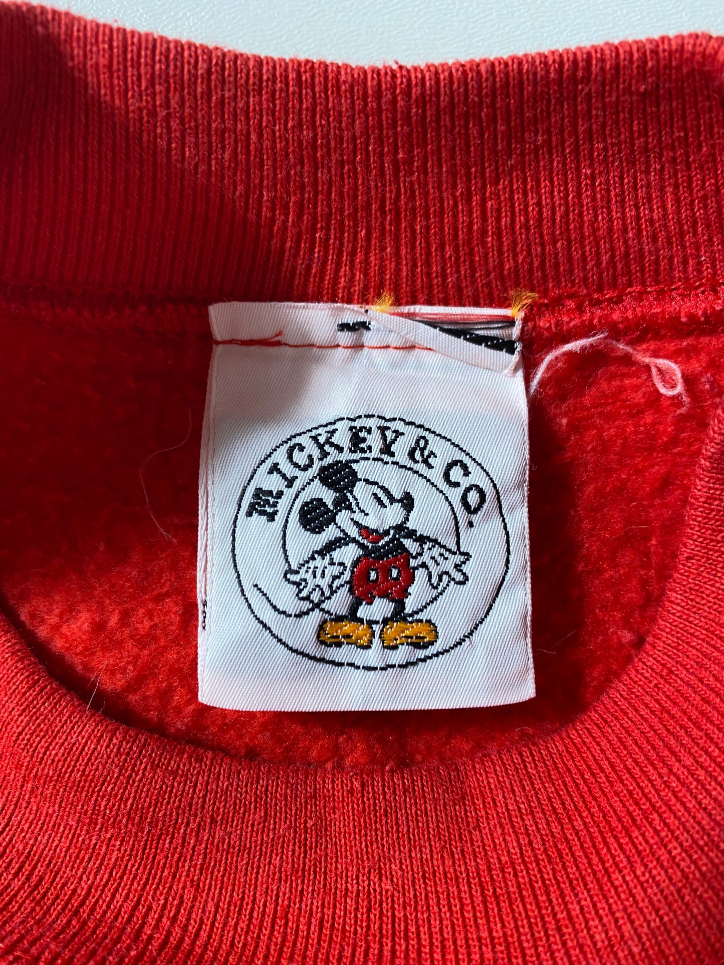90's MICKEY CHRISTMAS DISNEY Made in USA Size XL Vintage Sweat-shirt / G5218S