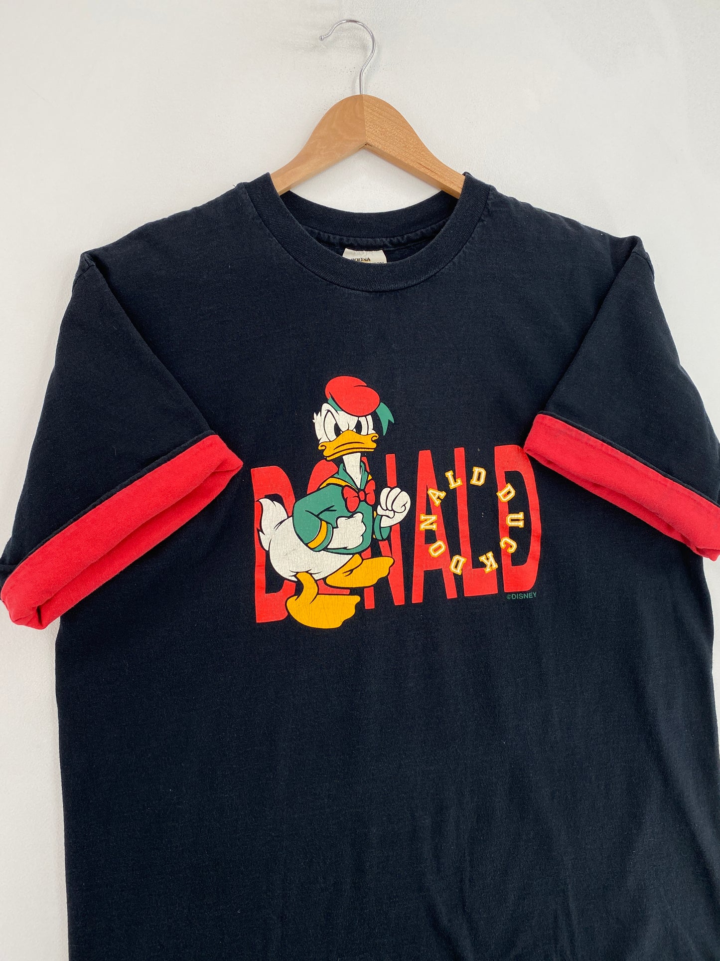 90’s DISNEY DONALD DUCK Made in USA Size XL Vintage T- Shirt / G2540T