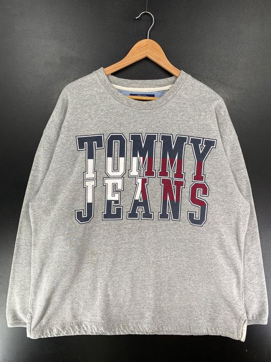 90’s TOMMY JEANS Made in USA Size XL Vintage Sweat-shirt / G5424S