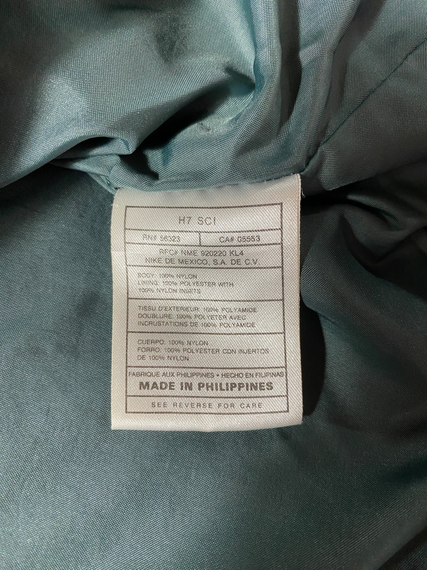 90’s NIKE Size L Nylon Zip-up Jacket / F6088N