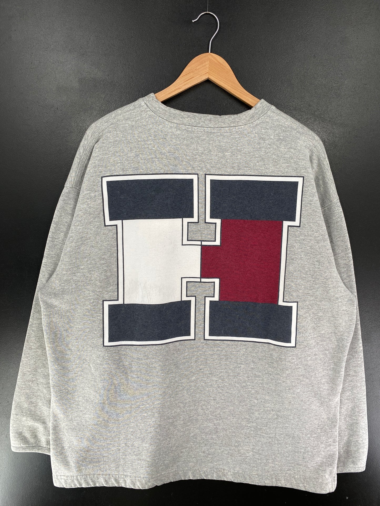 90’s TOMMY JEANS Made in USA Size XL Vintage Sweat-shirt / G5424S