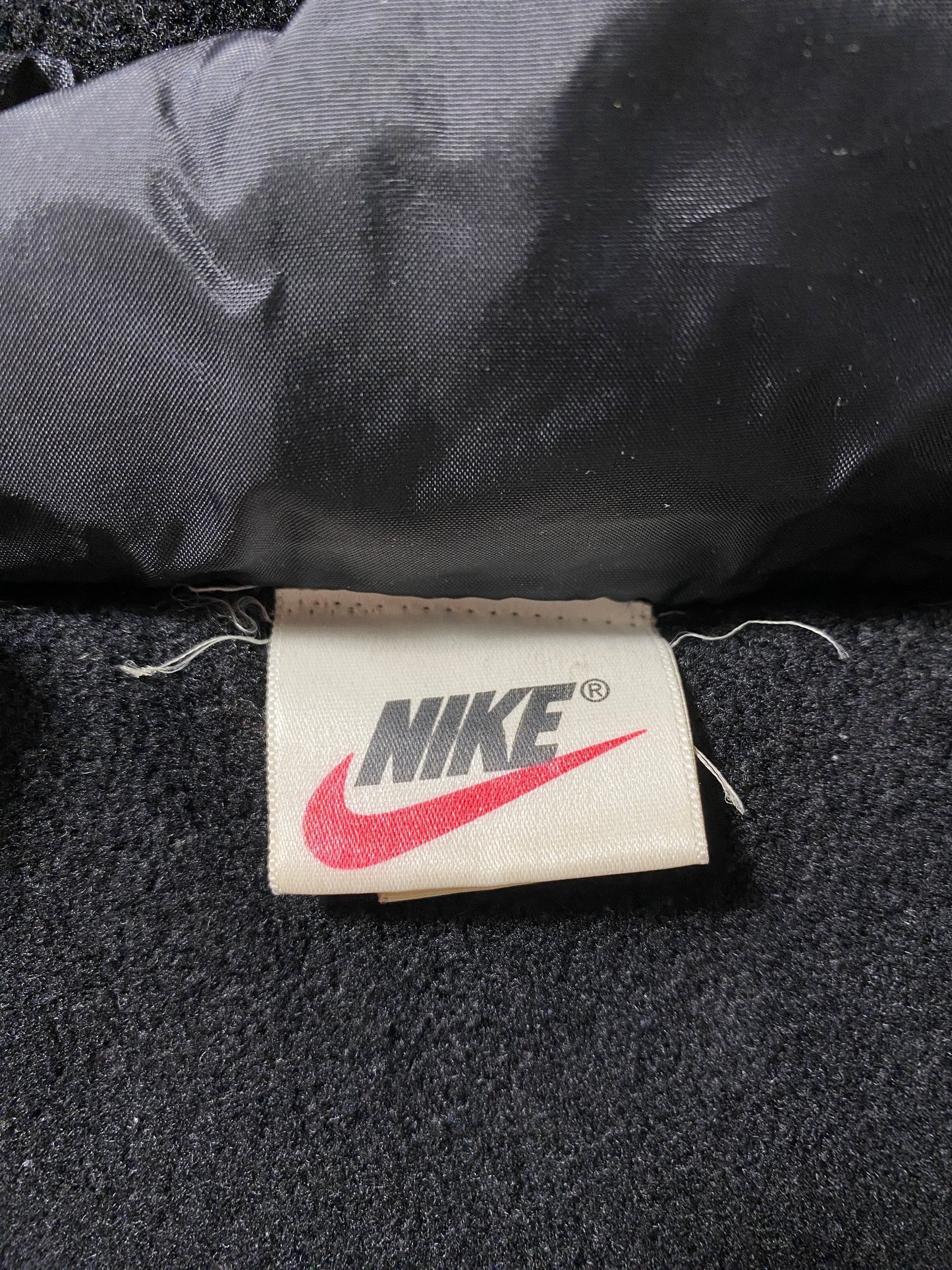 90’s Remake NIKE Size M Nylon Padded Zip-up Hoodie Jacket / F6087N