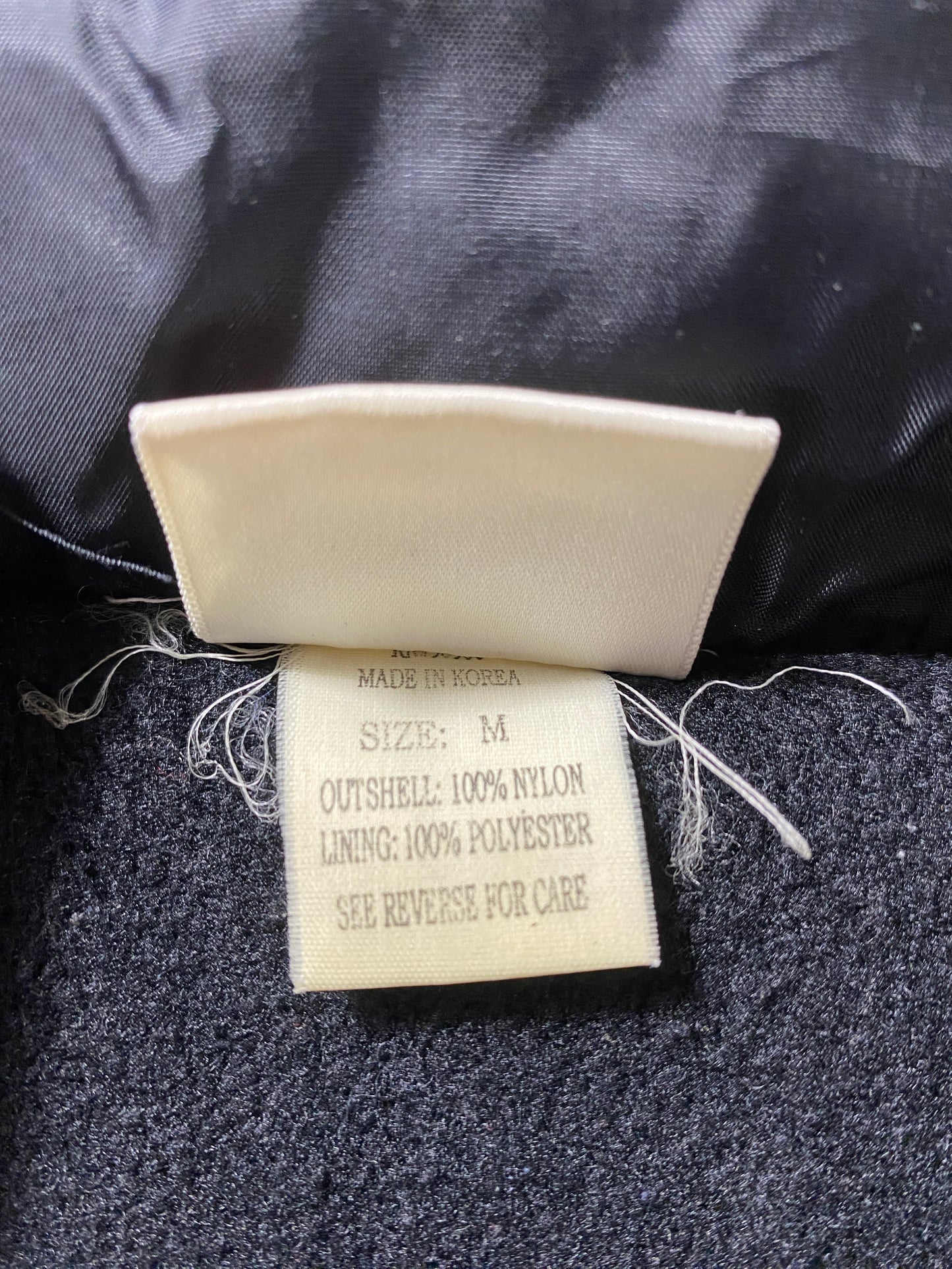 90’s Remake NIKE Size M Nylon Padded Zip-up Hoodie Jacket / F6087N