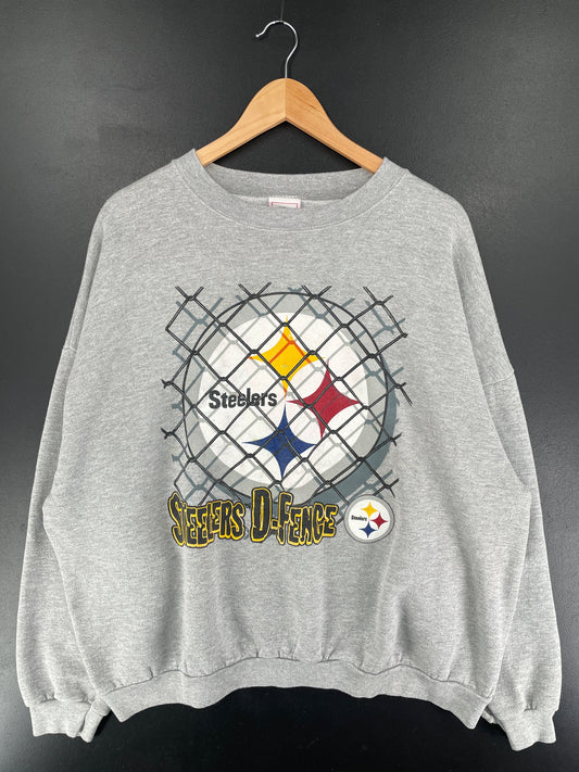 00’ PITTSBURGH STEELERS Size XL NFL Sweat shirt / G4106S