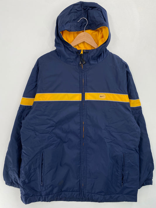 00’ NIKE Size M Nylon Padded Zip-up Reversible Jacket / G5433N