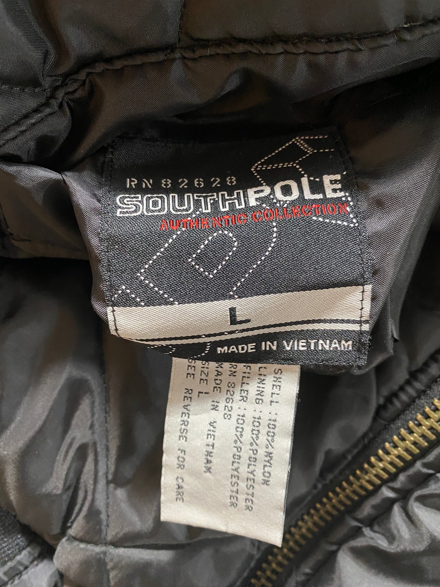 Vintage SOUTH POLE Size L Padded Nylon Jacket / G5435N