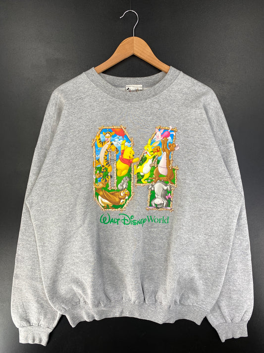 00’ WALT DISNEY WORLD POOH Size XL Vintage Sweat-shirt / G6543S
