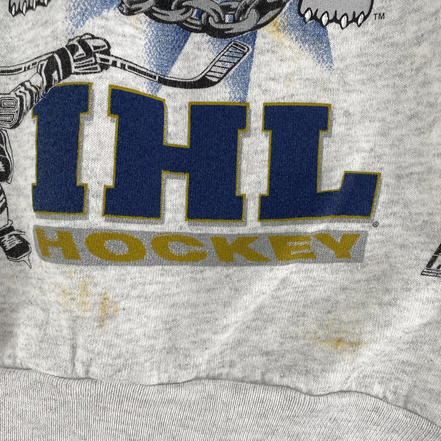(L) 90's LOS ANGELES ICE DOGS IHL Sweat-Shirt / A0504S