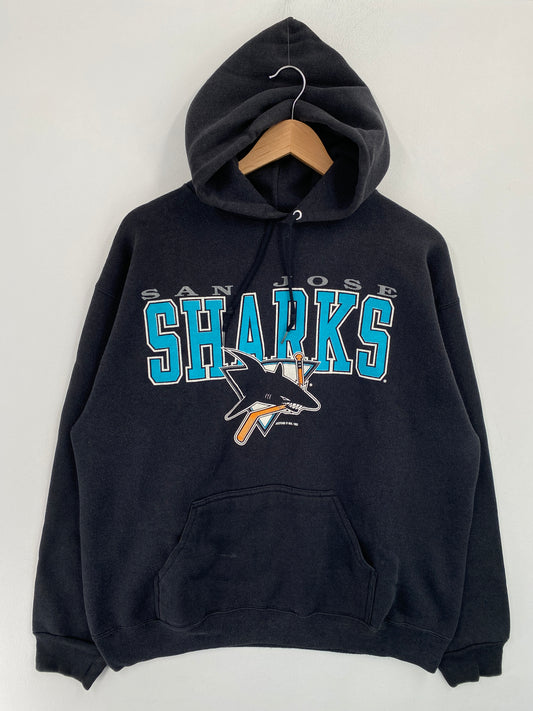 1992 SAN JOSE SHARKS Size No Tag (Approx.M) NHL Sweat-Shirt / G5495S