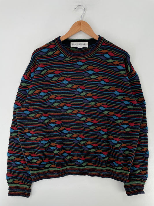 Vintage JHANE BARNES Size L Knit Sweater / G4621K