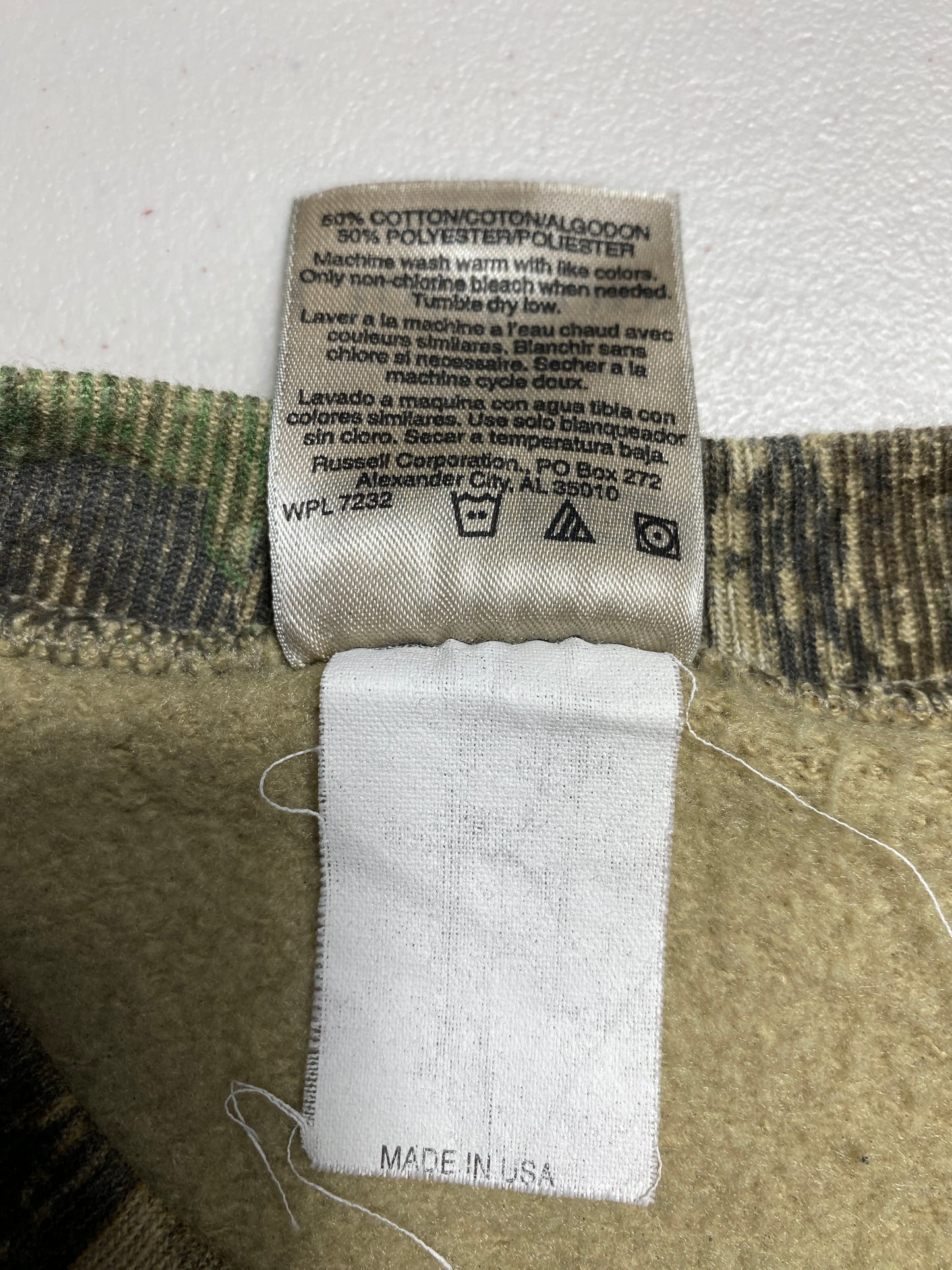 90's CAMO Made in USA Size XL Vintage Sweat-Shirt / G6899S