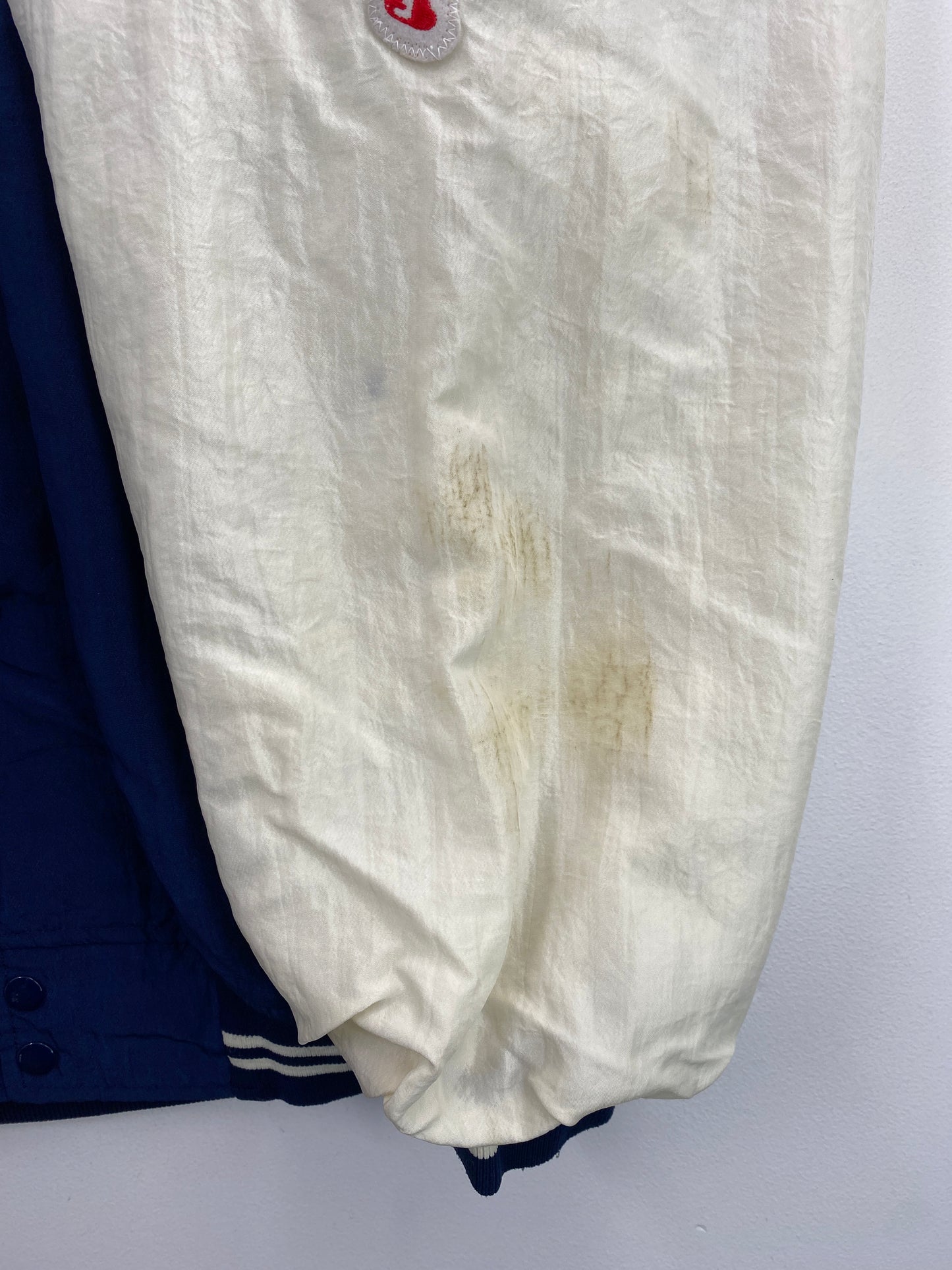 90's NEW YORK YANKEES Made in USA Size XL Vintage MLB Padded Jacket / G5520N