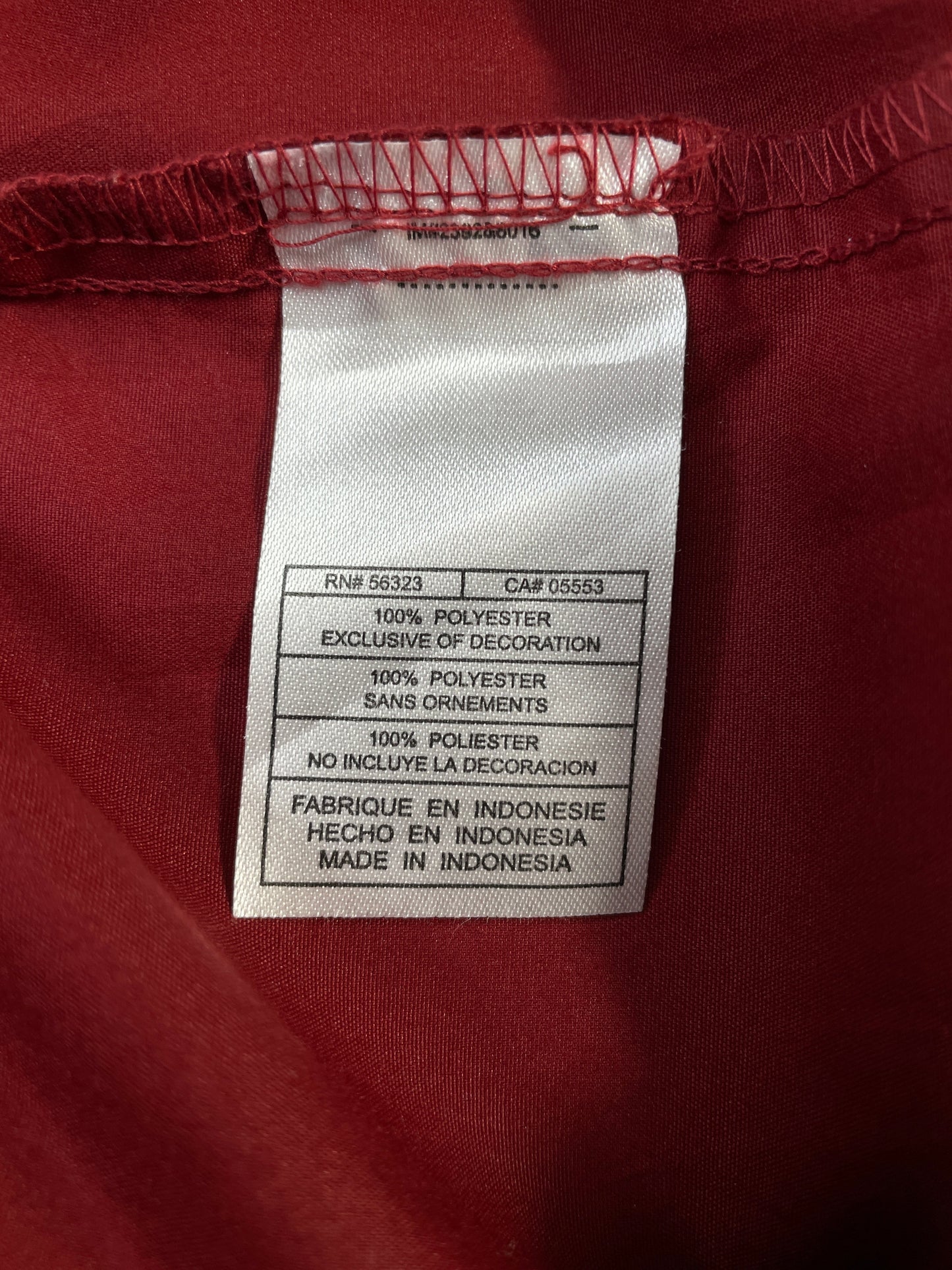 00' NIKE x UNIVERSITY OF OKLAHOMA Size XL Vintage College Nylon Jacket / G4407N