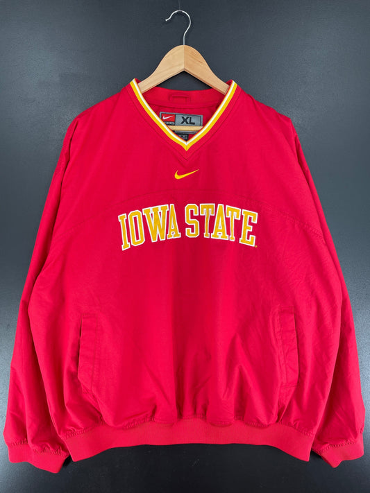 00' NIKE x IOWA STATE Size XL Vintage College Nylon Jacket / G3426N