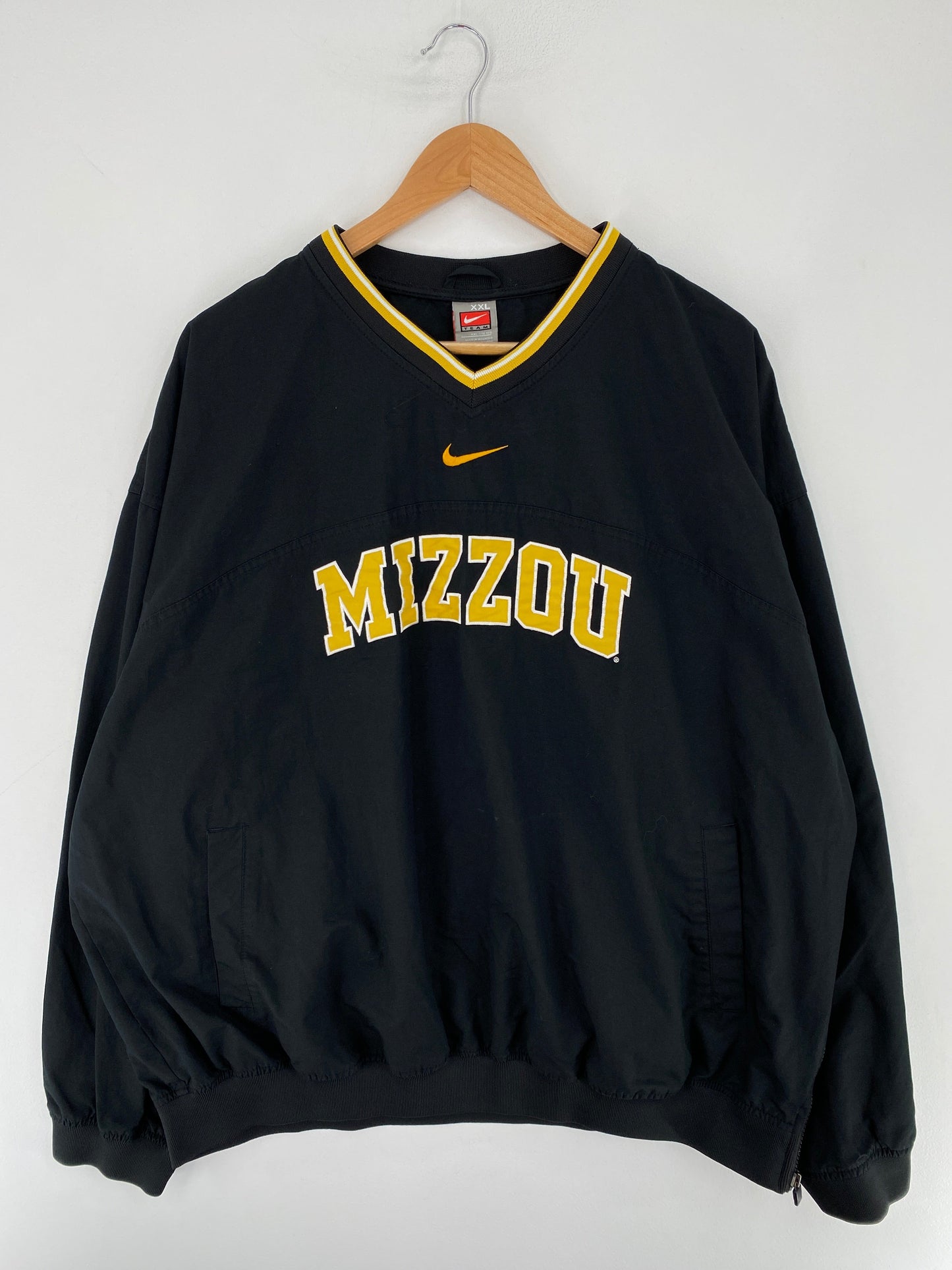 00' NIKE x MIZZOU Size XL Vintage College Nylon Jacket / F7062N
