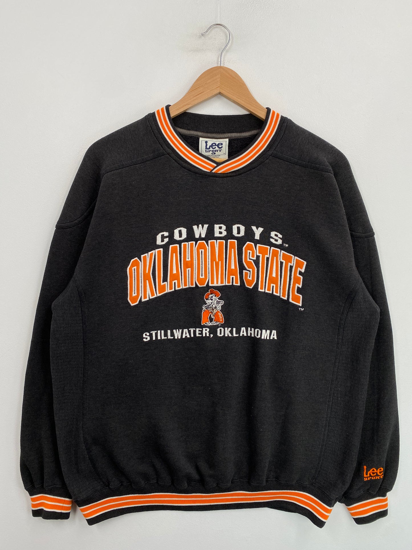 90's OKLAHOMA STATE COWBOYS Size L Vintage College Sweat-shirt / G5537S