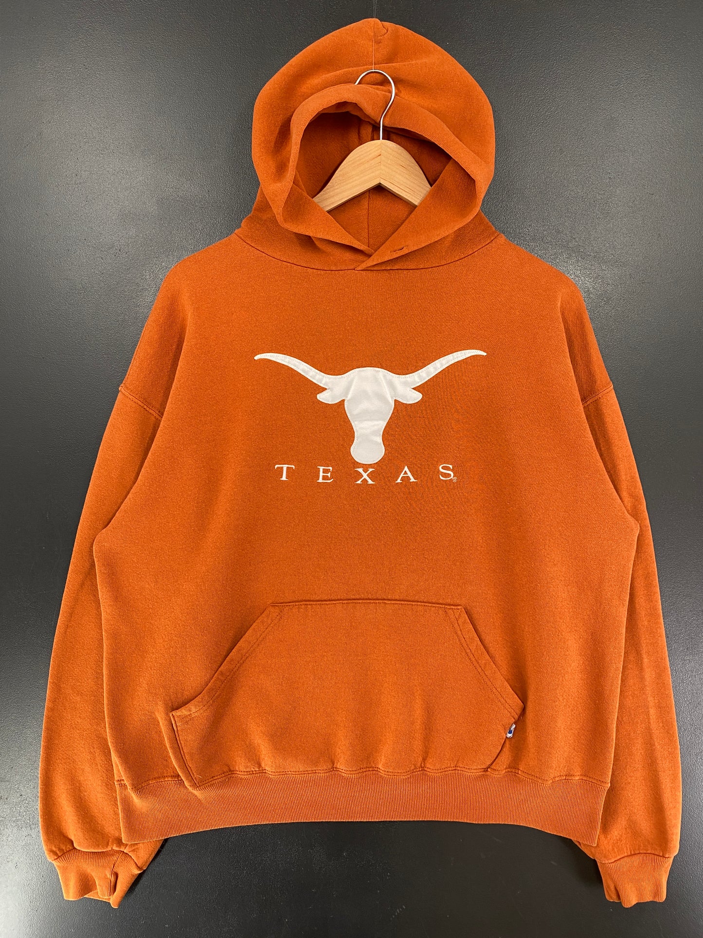 90's TEXAS LONGHORNS Size L Vintage College Hoodie Sweat-shirt / G5540S