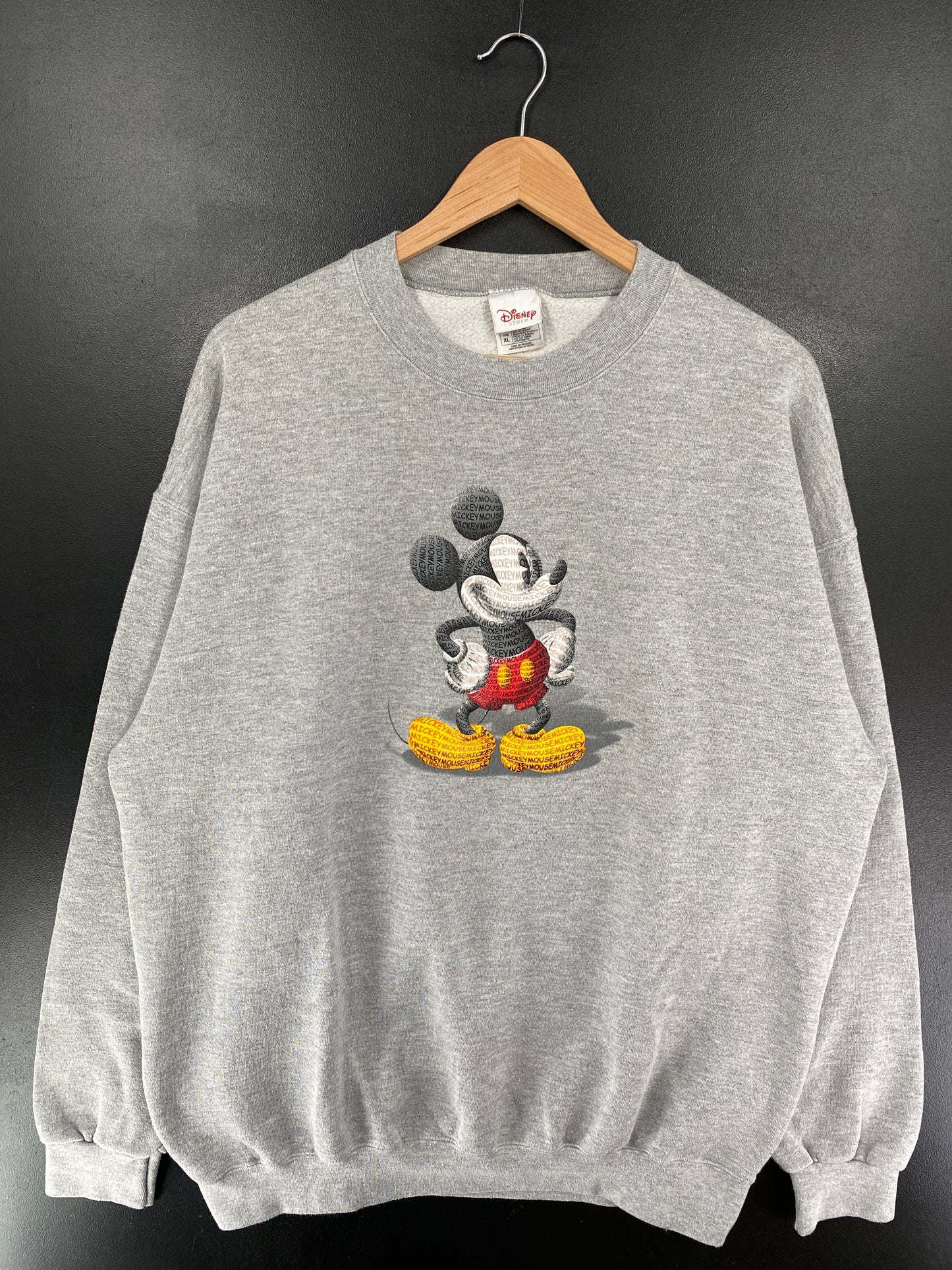 00' DISNEY MICKEY Size XL Vintage Sweat-shirt / G5547S