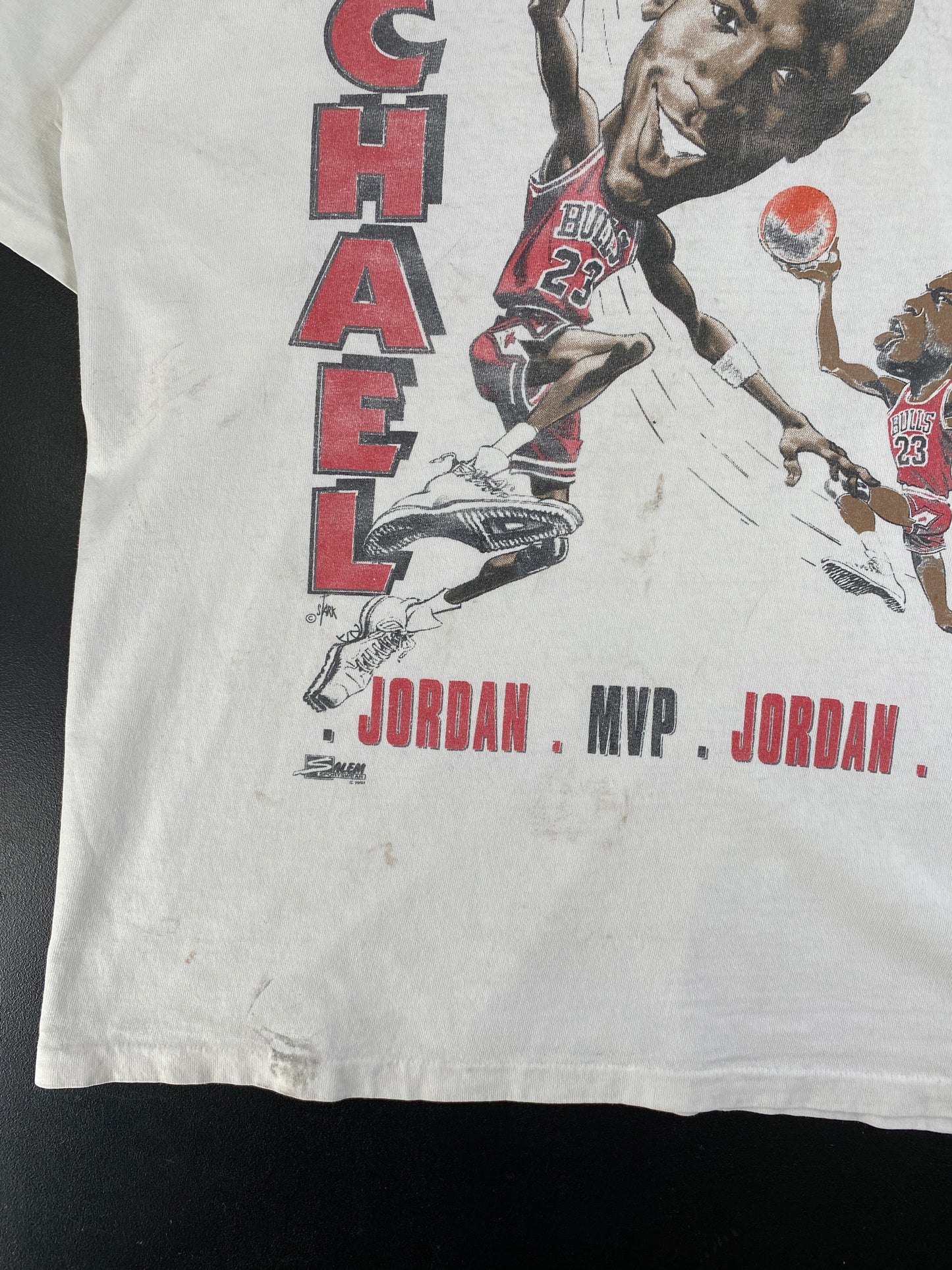 Vintage CHICAGO BULLS Size Approx.XL Vintage NBA T-Shirt / G3086T