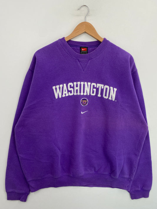 00' NIKE x WASHINGTON Size L Vintage College Sweat-Shirt / G5555S