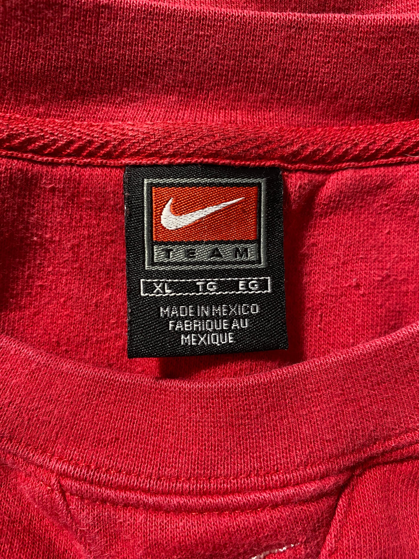 00' NIKE x NEBRASKA Size XL Vintage College Sweat-Shirt / G5558S