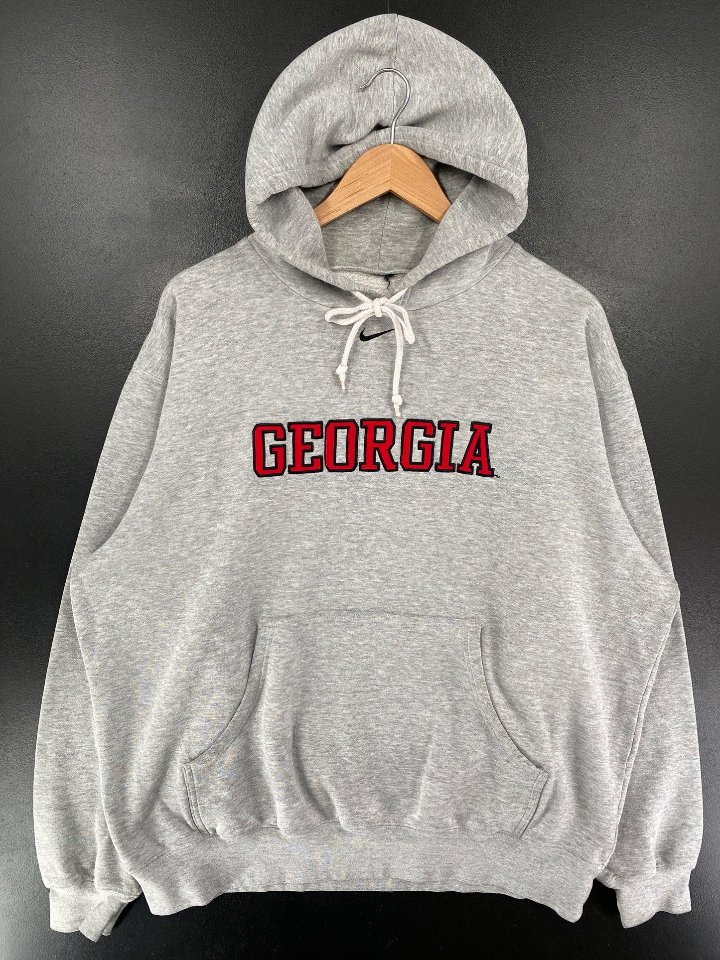 Vintage NIKE x GEORGIA Size No Tag (Approx. L) College Hoodie Sweat-Shirt / G5559S