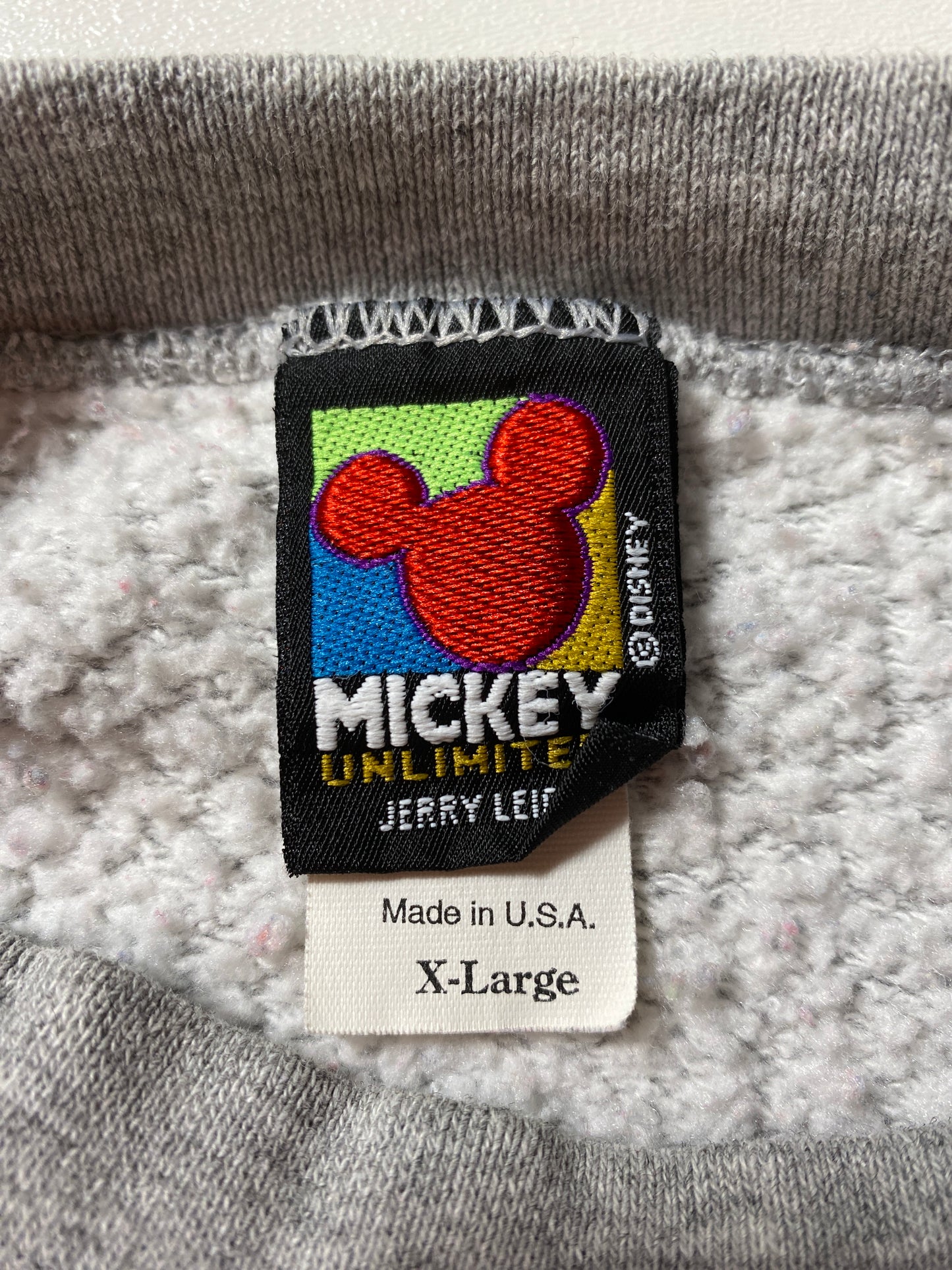 90's MICKEY MOUSE Made in USA Size XL Vintage DISNEY Sweat-shirt / F6378S