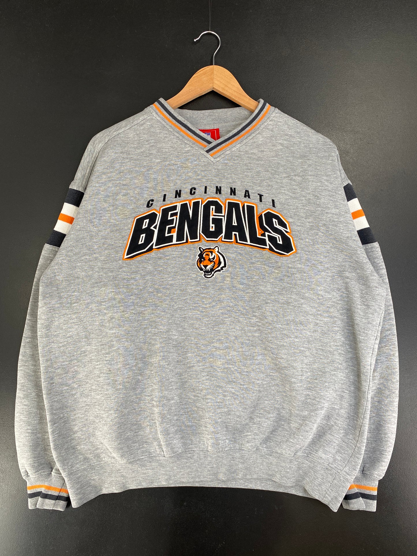 00’ CINCINNATI BENGALS Size L NFL Sweat-Shirt / G3167S