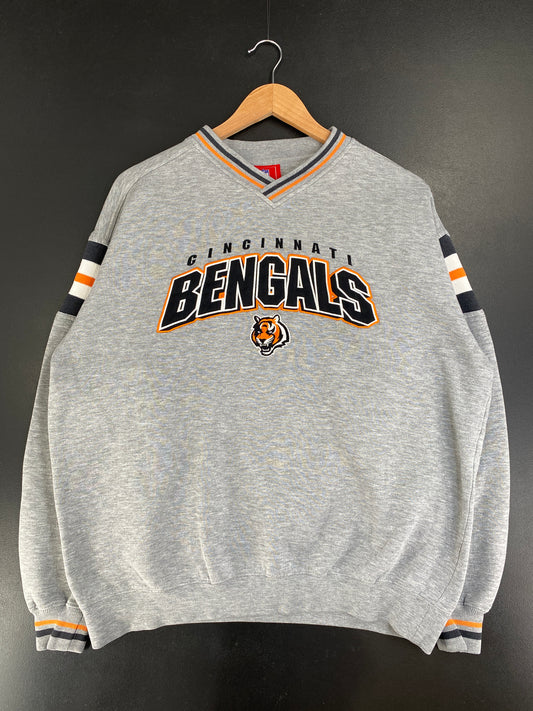 00’ CINCINNATI BENGALS Size L NFL Sweat-Shirt / G3167S