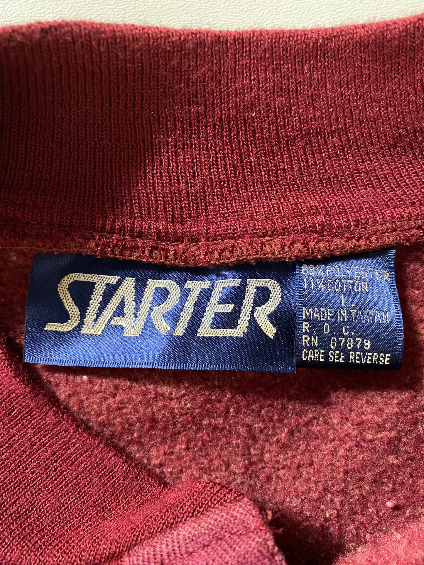 Early 90’s STARTER x WASHINGTON REDSKINS Size L NFL Sweat-Shirt / G3165S