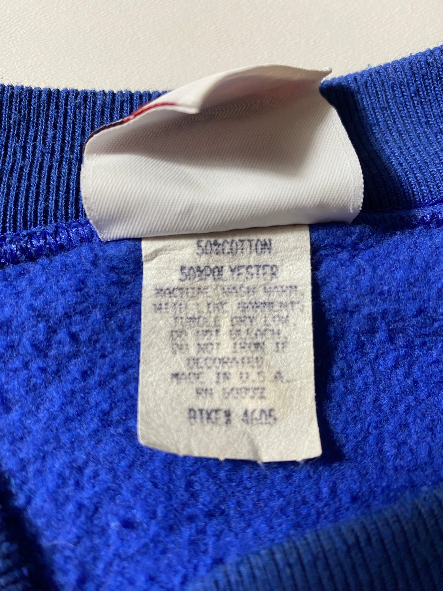 1994 NEW ENGLAND PATRIOTS Made in USA Size XXL NFL Sweat-Shirt / F7861S