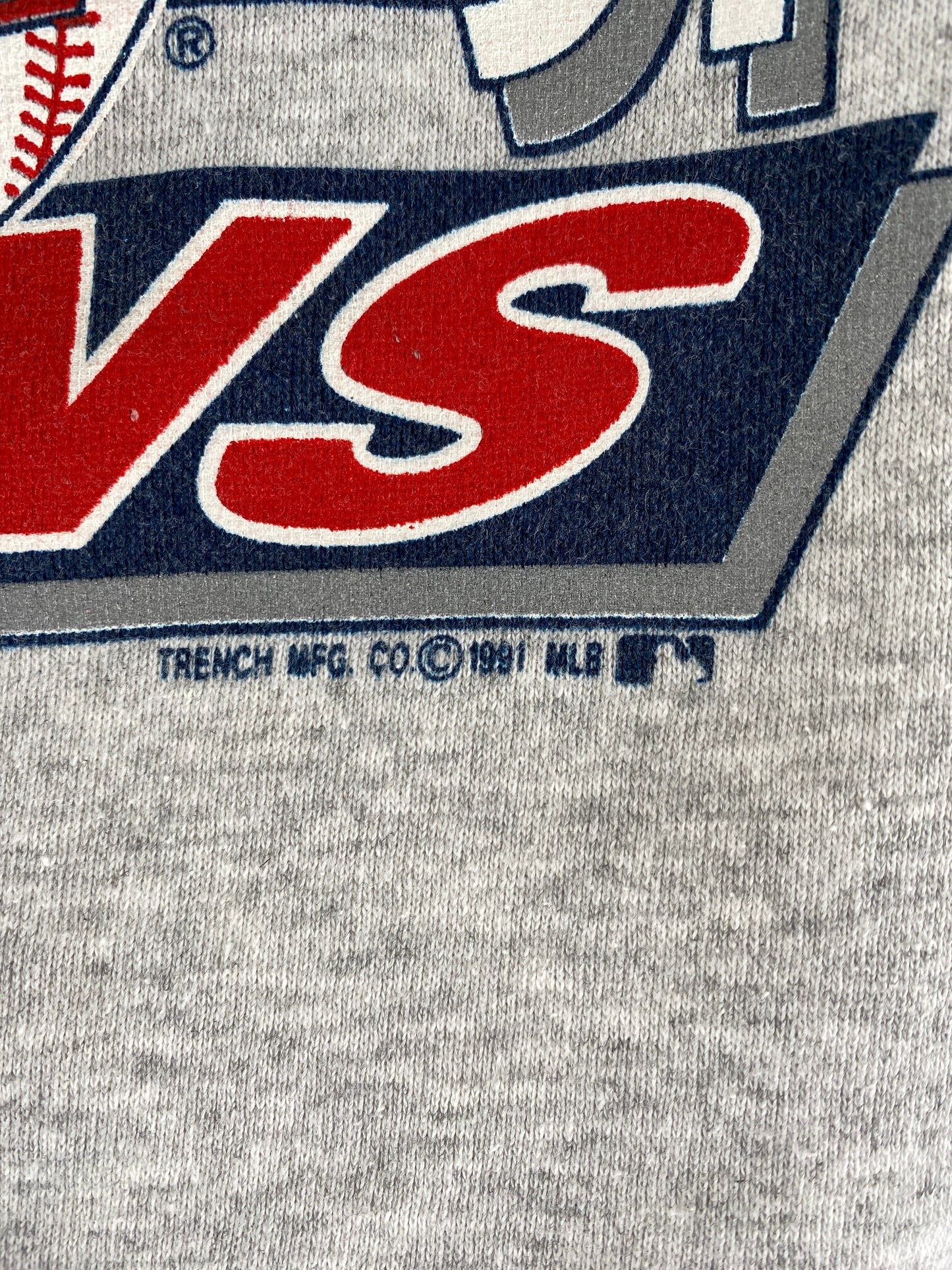 1991 MINNESOTA TWINS WORLD SERIES Made in USA Size XL MLB Sweat-Shirt / F8036S