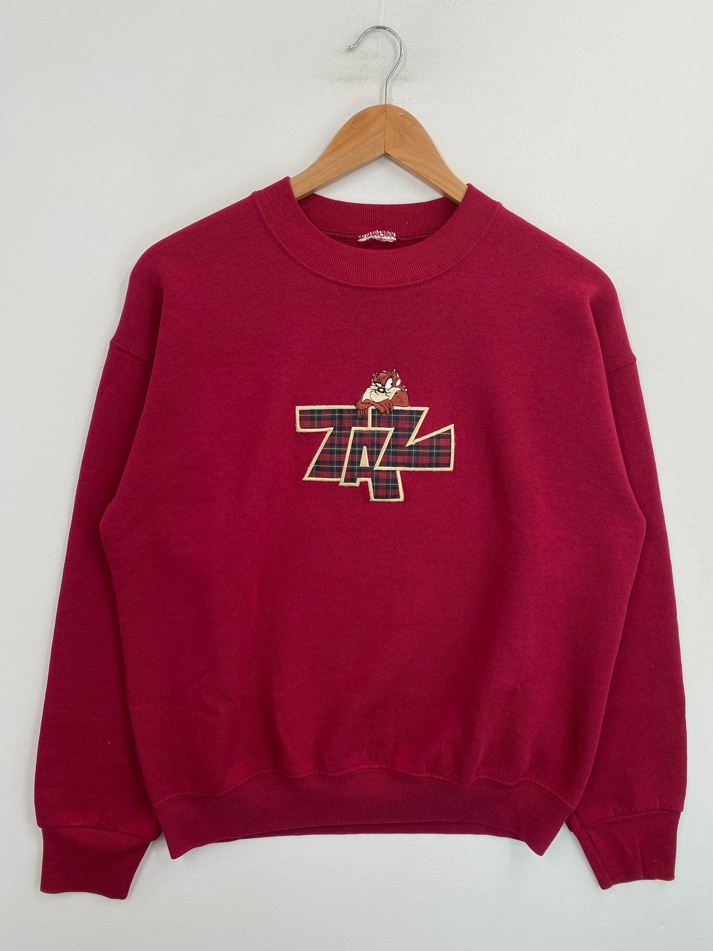 90’s LOONEY TUNES TAZ Size No Tag (Approx.L) Sweat-shirt / G5601S
