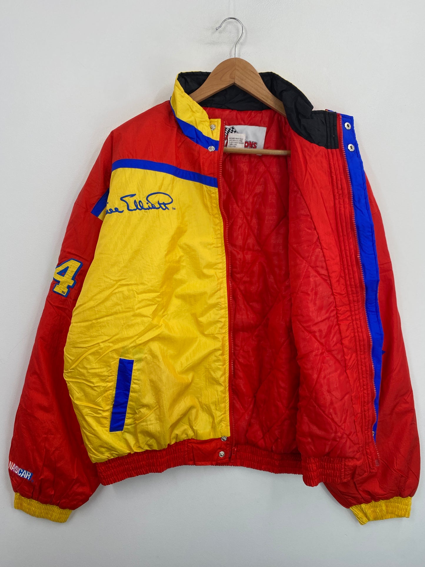 Vintage BILL ELLIOTT x MCDONALD'S Size XL Racing Nylon Jacket / G5618N