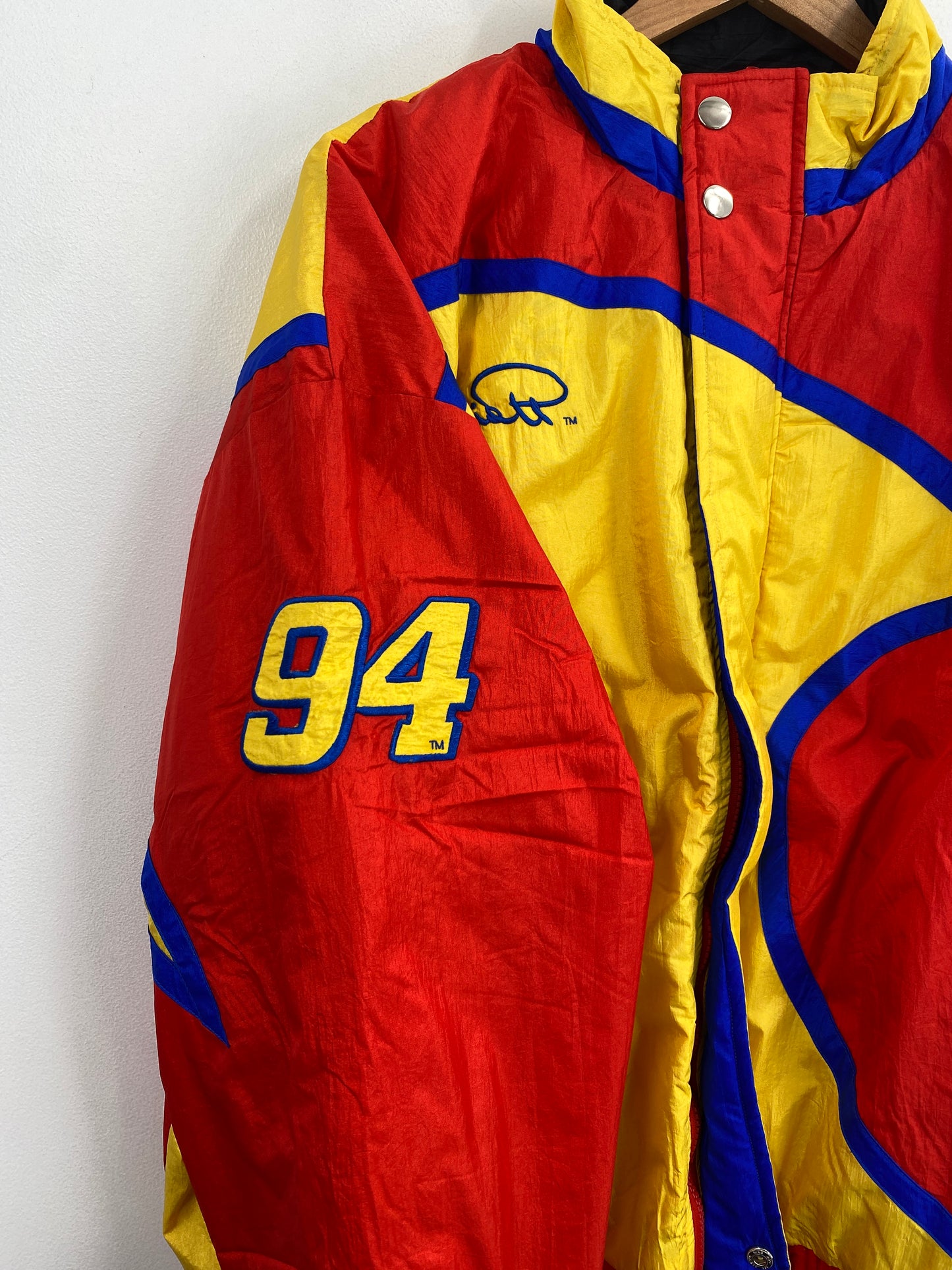 Vintage BILL ELLIOTT x MCDONALD'S Size XL Racing Nylon Jacket / G5618N