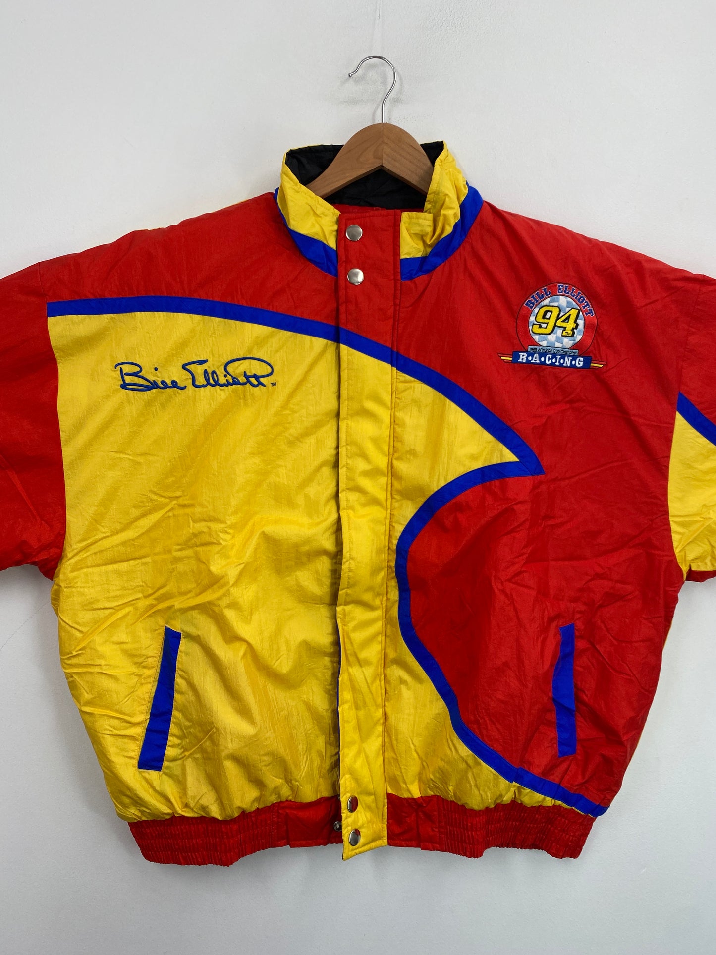 Vintage BILL ELLIOTT x MCDONALD'S Size XL Racing Nylon Jacket / G5618N