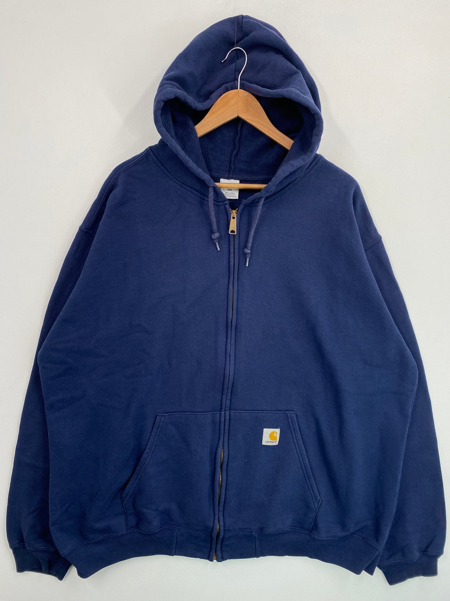 Vintage CARHARRT Size XXL Zip Up Hoodie Sweat Shirt / G5628S