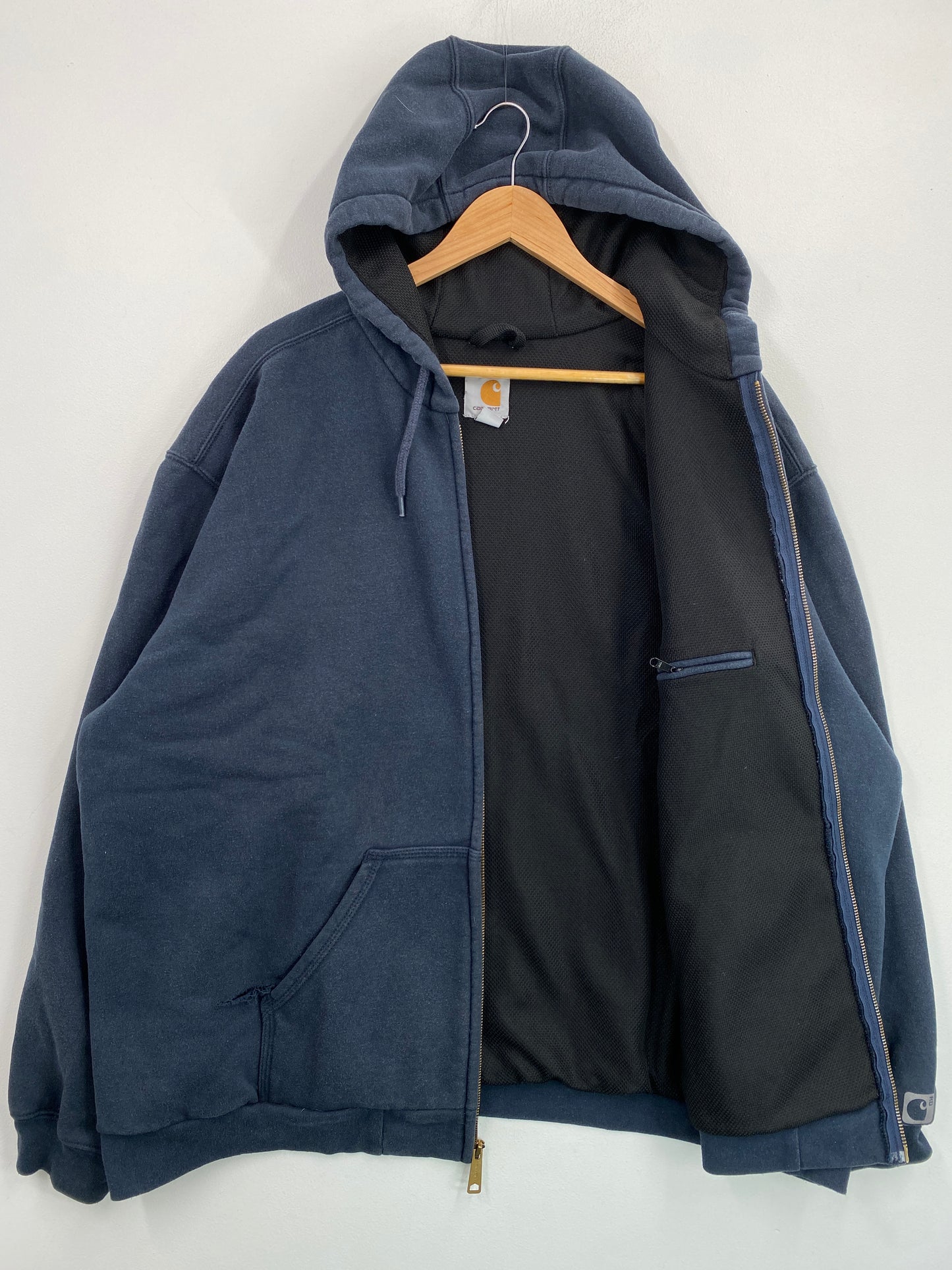 Vintage CARHARTT Size XL Zip Up Hoodie Sweat-Shirt / G5622S