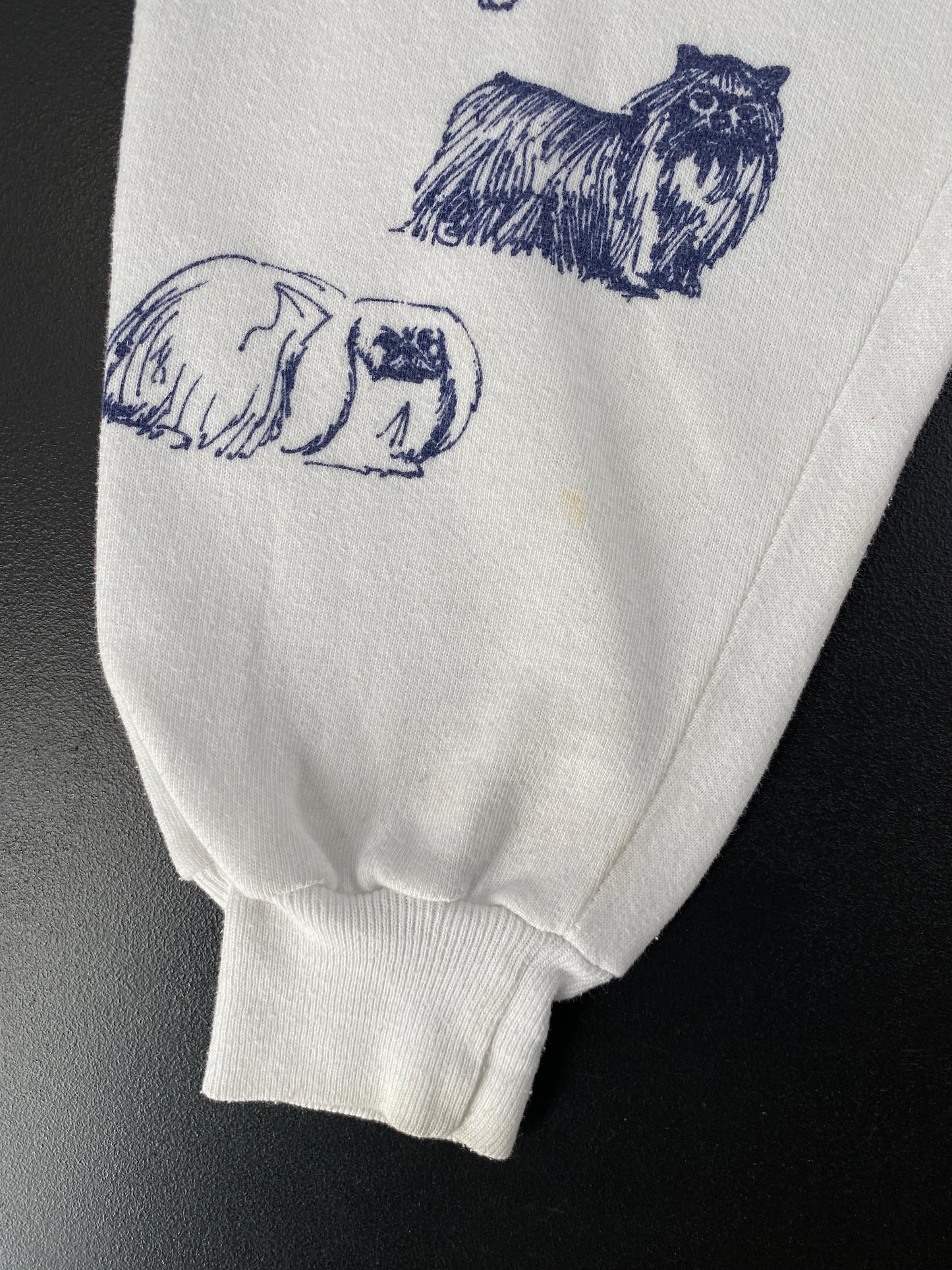 90's DOGS Made in USA Size XL Vintage Animal Sweat-Shirt / G3753S