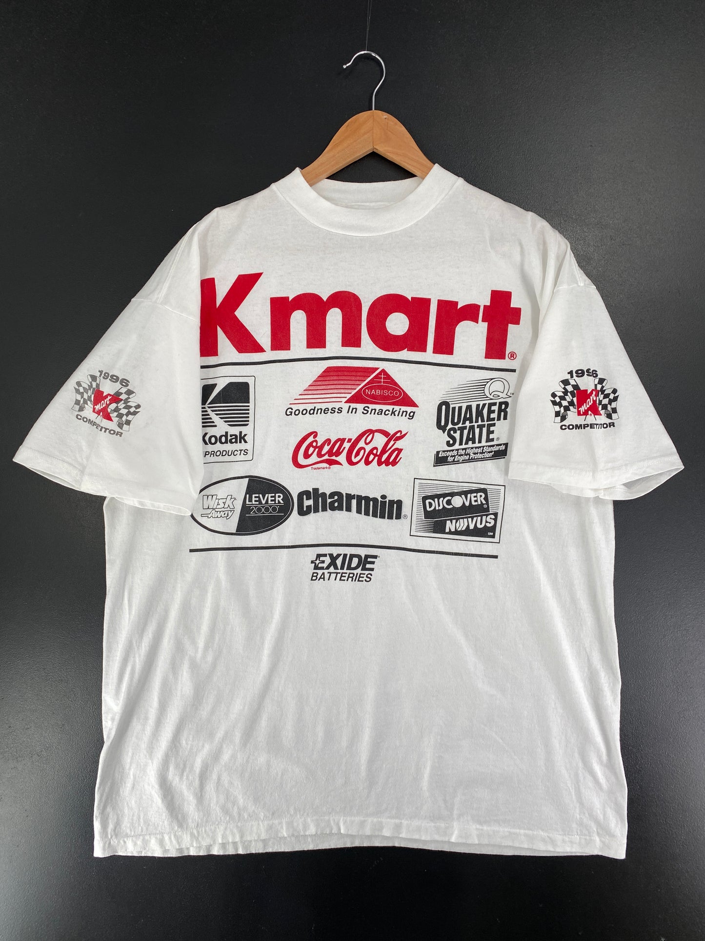 Vintage KIDS RACE AGAINST DRUGS Size XL Racing T-Shirt / G3766T