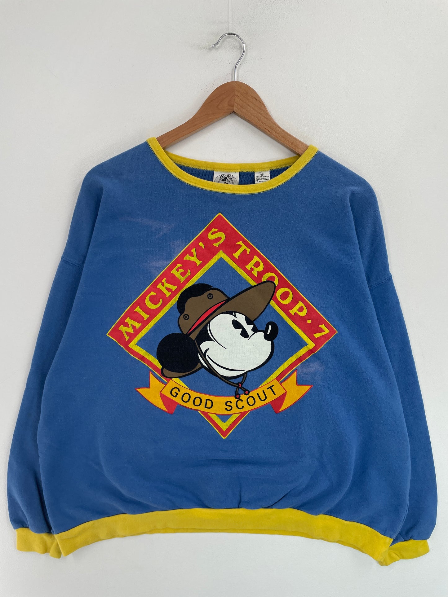90’s DISNEY MICKEY Size XL Vintage Sweat-shirt / G4340S
