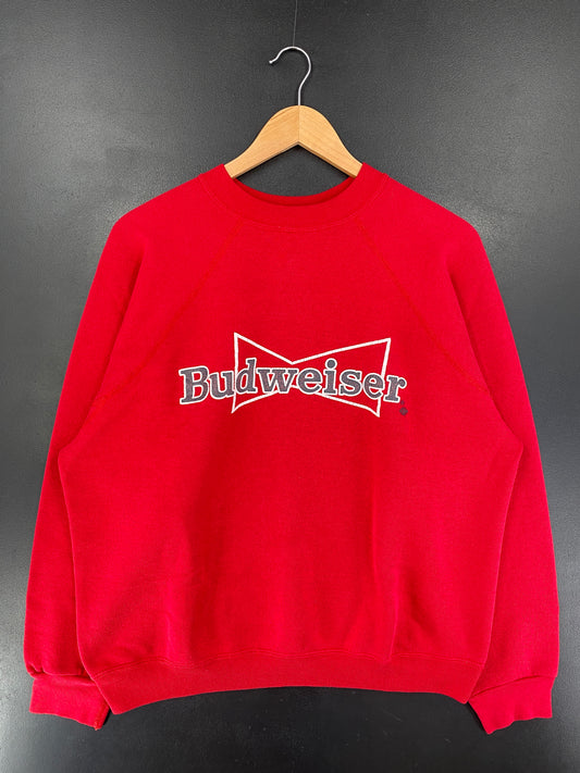Early 90's BUDWEISER Made in USA Size L Sweat-shirt / G1828S