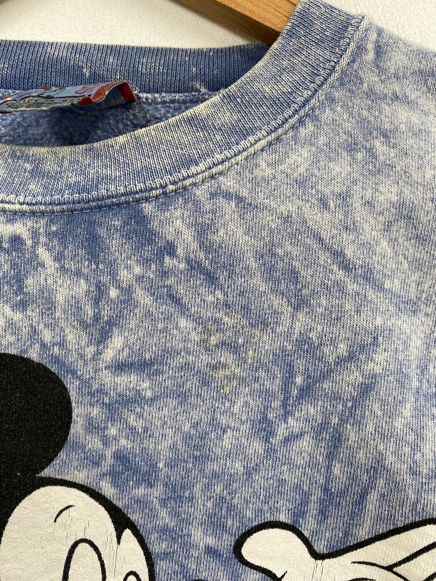 90's DISNEY MICKEY Made in USA Size One Size (Approx. XL) Vintage Sweat-shirt / G5716S