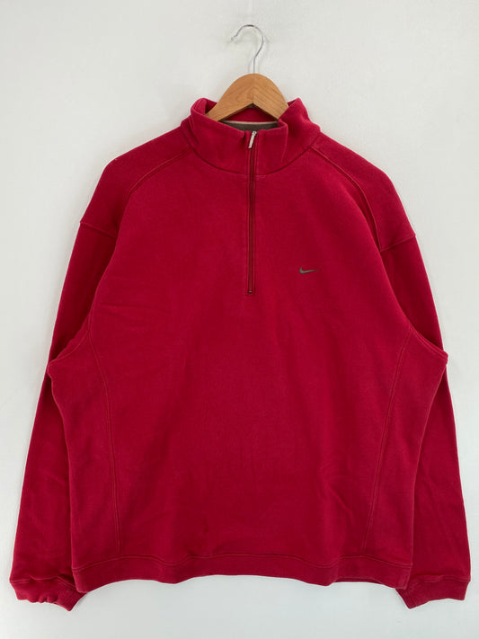 00’ NIKE GOLF Size L Half Zip-Up Sweat-Shirt / G3998S