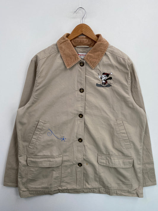 Vintage DISNEY MICKEY Size L Button Down Jacket / G5731J