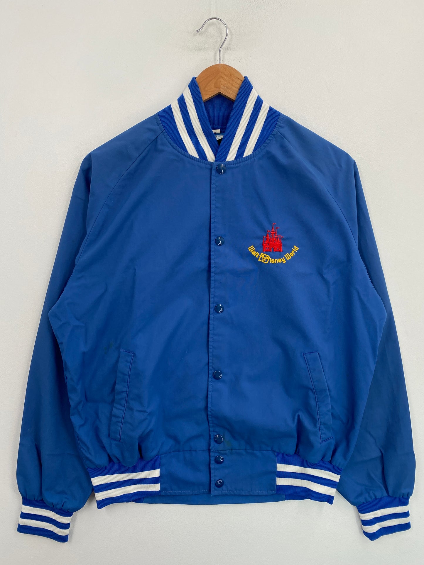 80’s DISNEY Made in USA Size M Vintage Zip-up Cotton Jacket / G5732J