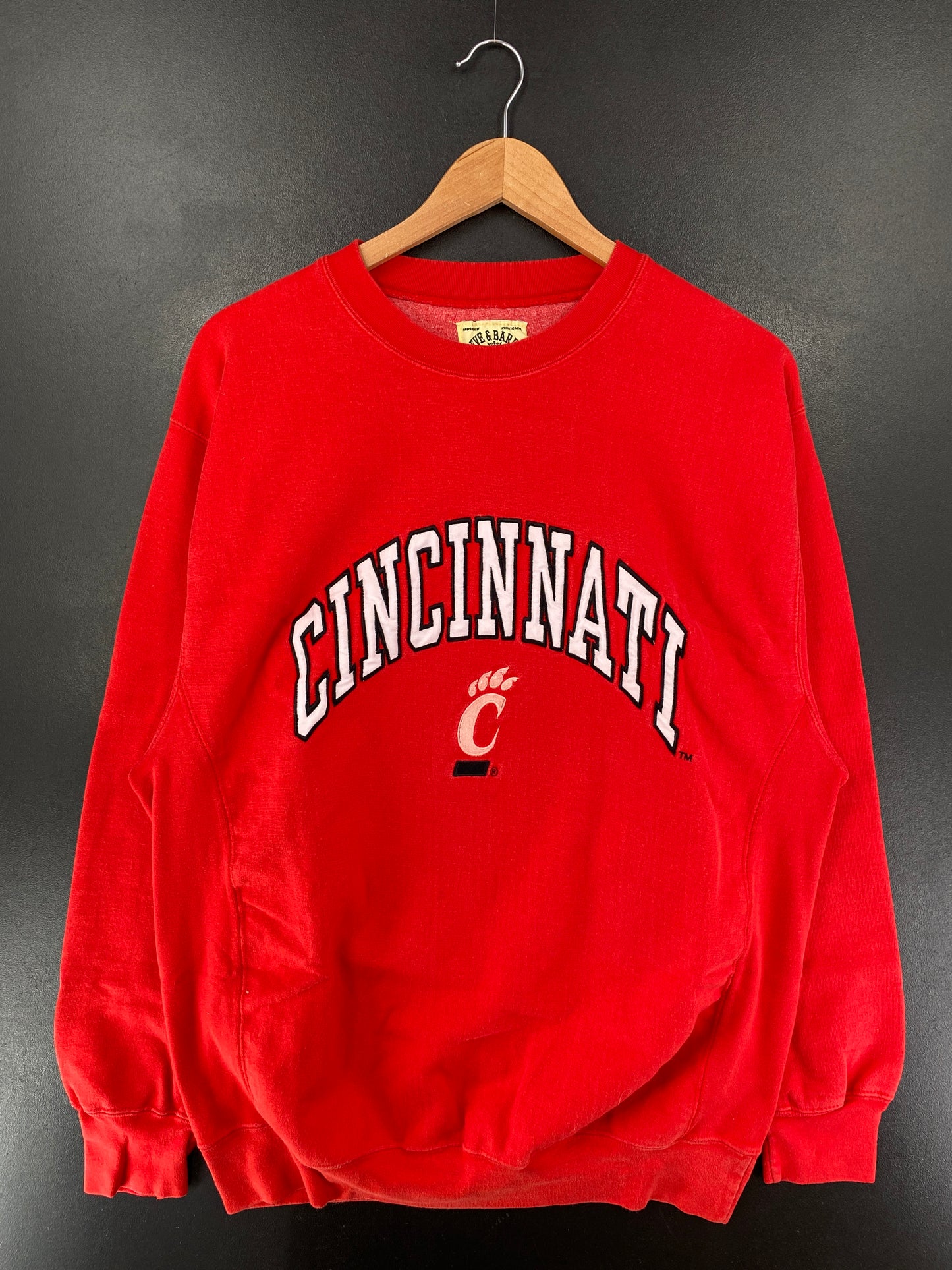 Vintage CINCINNATI BEARCATS Size L Vintage College Sweat-shirt / G4356S