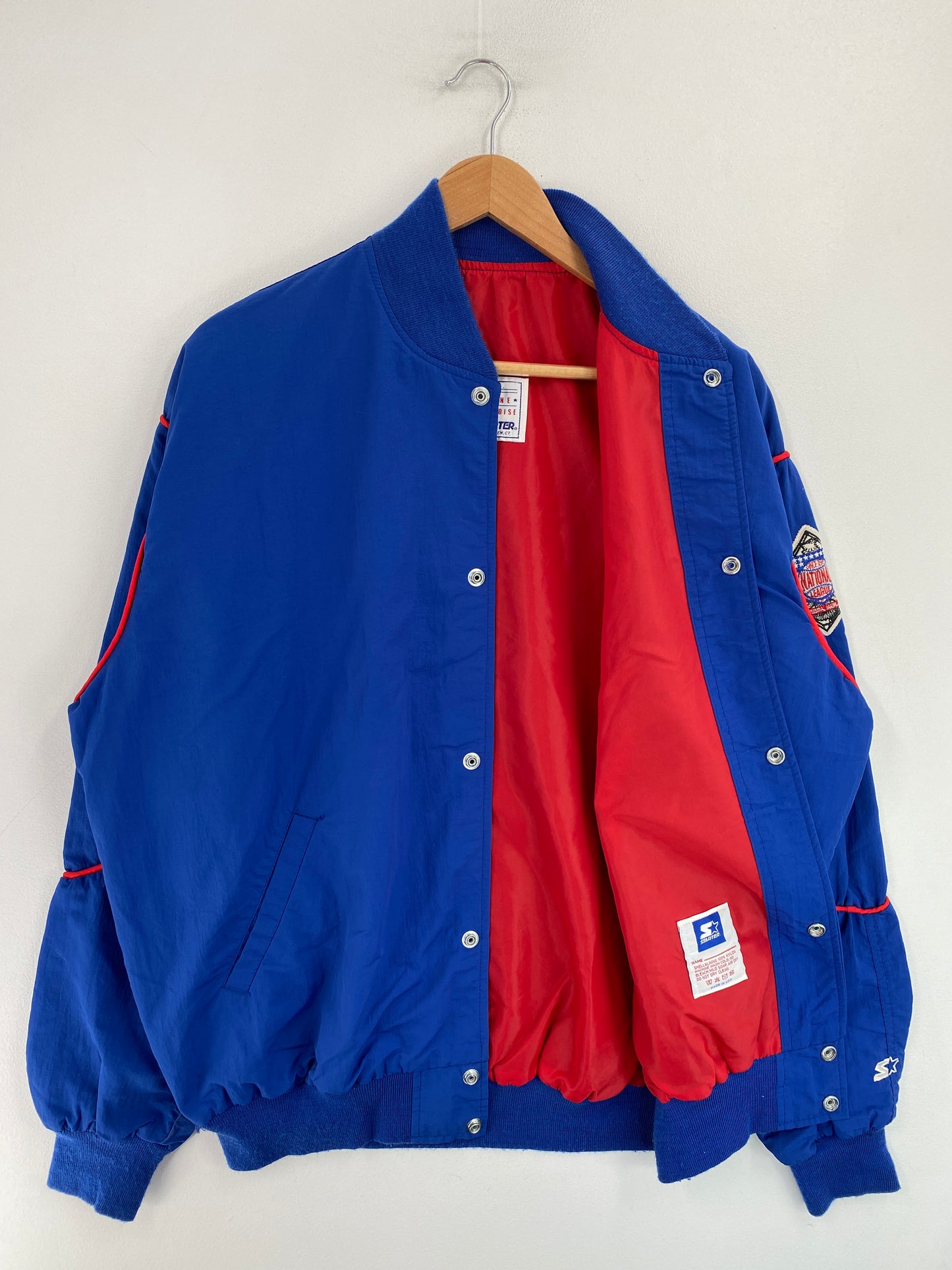 90’s STARTER x CHICAGO CUBS Size XL MLB Button down Nylon Jacket / G4365N